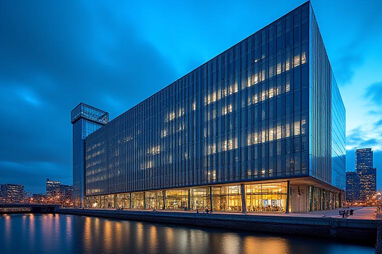 Modern financial district architecture in Dublin's IFSC representing professional asset management stability